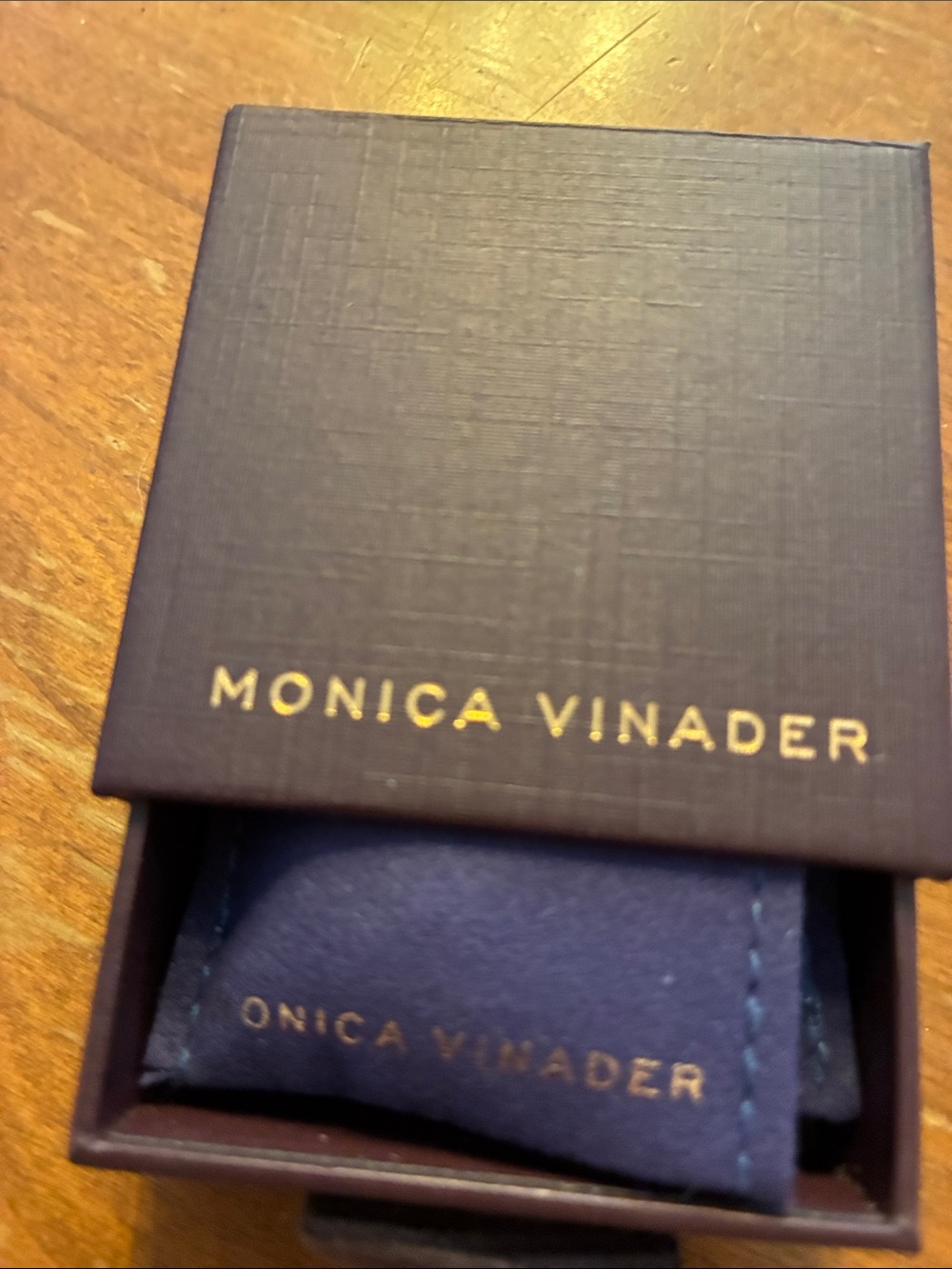 MONICA VINADER Silver Textured Hoop Earrings - Picture 4 of 4